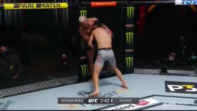 The 125 pound UFC champion is a scary man
