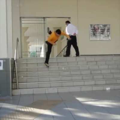 The crunch when he lands made me cringe
