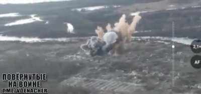 FAB-500 with UMPK modules strike Ukrainian positions in Krinky