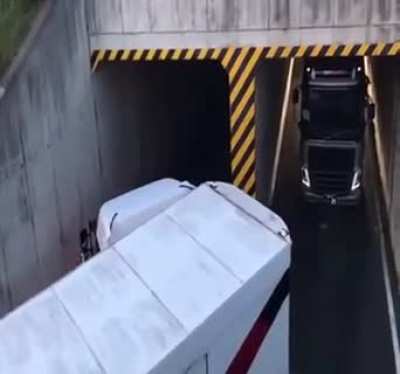 Skilled driver...!!!