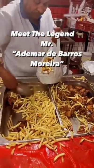 Bro run out of french fries for the rest of the day...