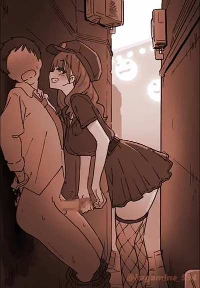 Cuffed in an alley