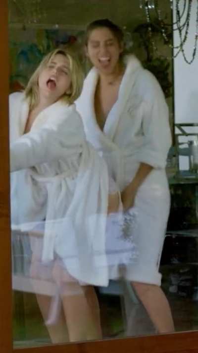 Ana de Armas & Lorenza Izzo having fun