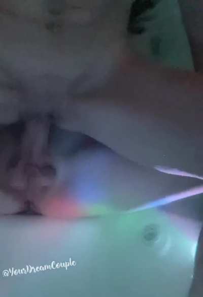 Naughty fun in the hot tub! (fm)