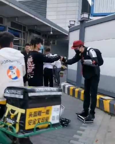 An encounter of two man of the same culture