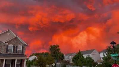 Doomsday sky over Maryland tonight