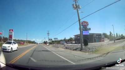 A very Canadian close call