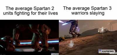 Spartan 3s aren't expendable to me