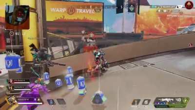 We tried to give him a chance at a fair fight but octane is a dare devil