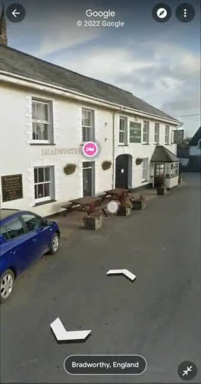 Used Google Street View to look at a house for sale