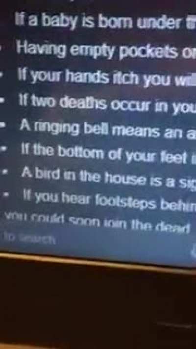 A bird in the house is a sign of wh-