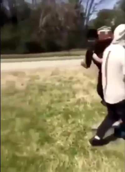 Guy in black shirt wanted to act cool
