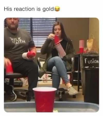 Wholesome freak out