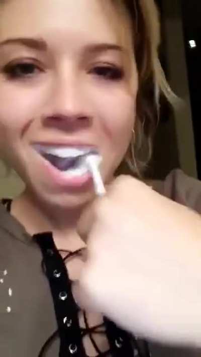 Brushing of the teeth