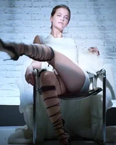 Barbara Palvin Doing Her Best Sharon Stone Impression