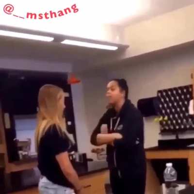 That smack though