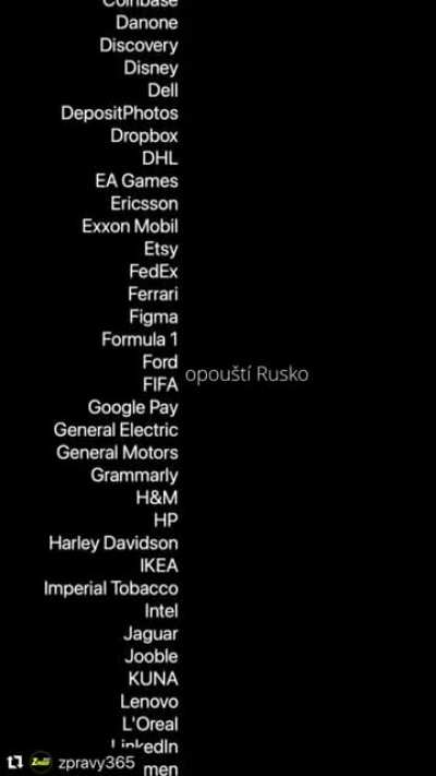 All the companies that are leaving Russia