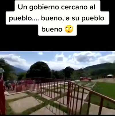 Un gobierno cercano al pueblo…