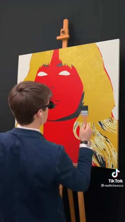 This painting edit from tiktok @mattchessco