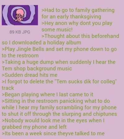 Anon downloads the wrong Holiday album…