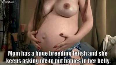 Son fulfills his mother's breeding fetish