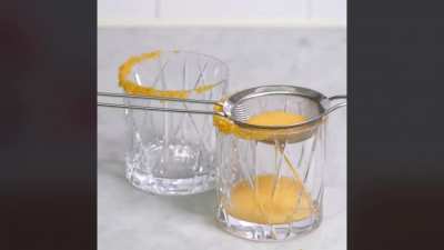 Cheese doodle gin and tonic