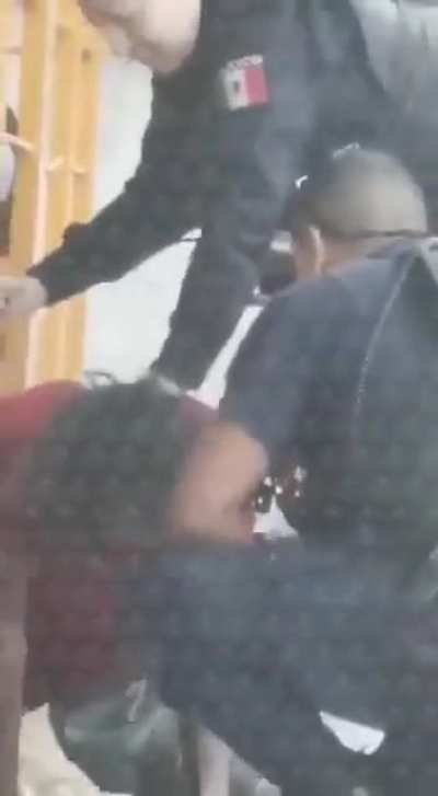 2 Mexican cops torture and taze a homeless man for shits and giggles