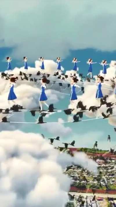 This technique called, Zoetrope... Its just like one stop motion