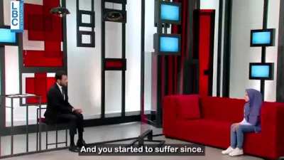 A 13 year old Lebanese girl, forced to marry 29 year old man, crying in pain: 