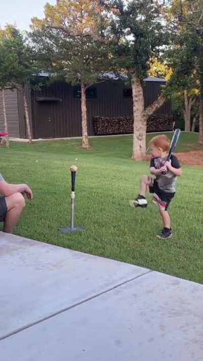 The follow through