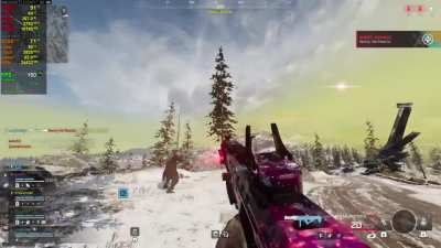 that one burst was disgusting, out of the air too.