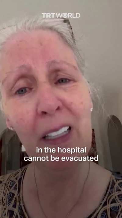 Scottish First Minister Humza Yousaf’s mother-in-law Elizabeth El-Nakla made a plea for help in a video what she says will be her last video message from Gaza, where she is trapped after Israel began its bombing campaign while she was visiting family.
