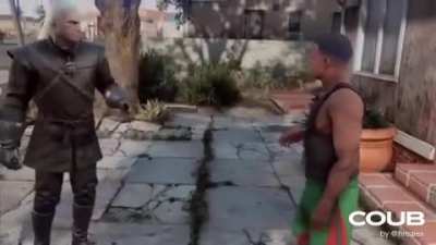 Ведьмак в GTA