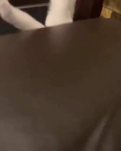 Falling through a crack!