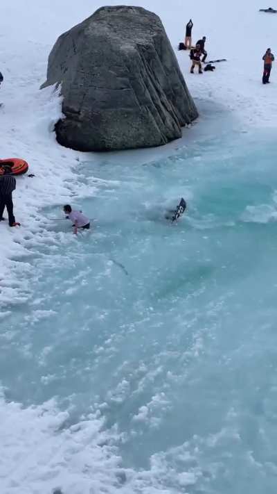 Happy freak ensues during this years hypothermia games(?)