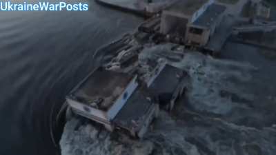 Nova Khakovka Hydroelectric Dam has been blown 💀 June 6th 2023. 
