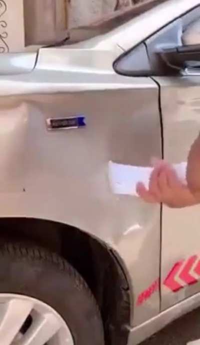 To fix a dent