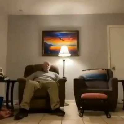 Properly impressed. Grandpa got some sick moves (Sound On)