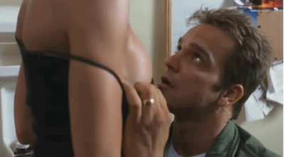 Farrah Fawcett (nipple suck) Extremities (1986)