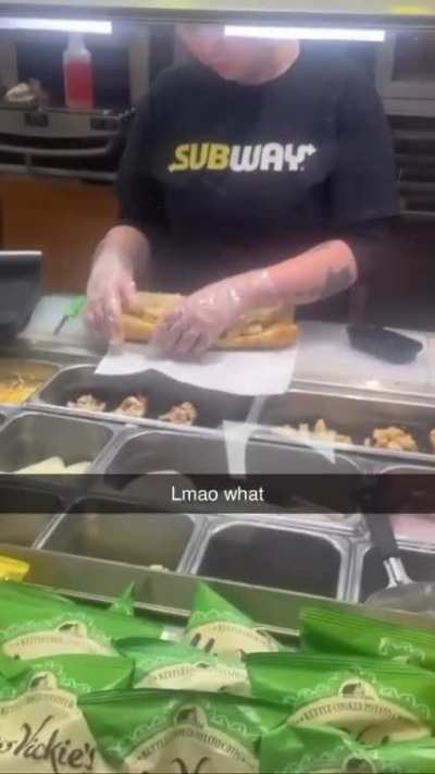 My boy just wanted his subway