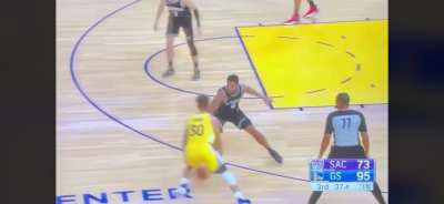 “This game is broken. All he does is Curry slide and cheese, no skill involved.”