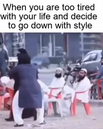 Exaggerated swagger of a women