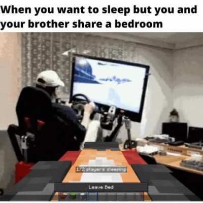 LET ME SLEEP!