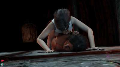 Tifa Lockhart & Lara Croft (Wild<wbr>eerSt<wbr>udios<wbr>) [Final Fantasy & Tombraider]