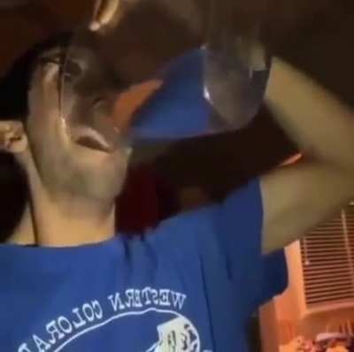 Me with the midnight drink