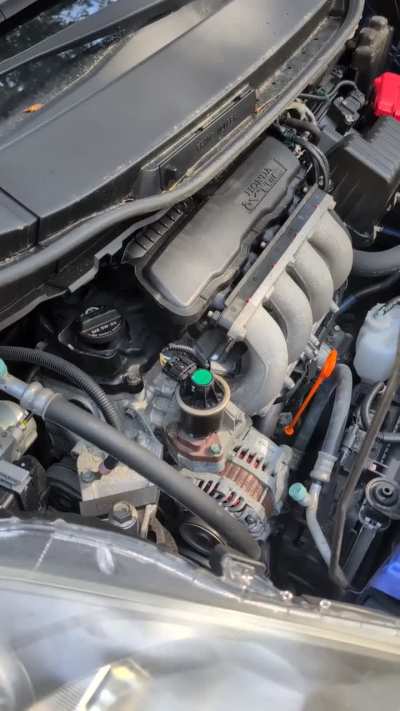 2010 Honda fit 40,000 miles (I know right) making a weird noise from top of engine