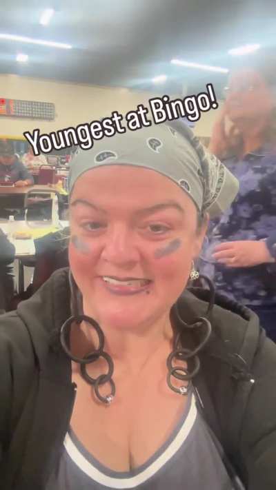 Youngest at Bingo!