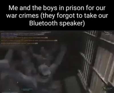 Me and the boys after being arrested for blowing up the Kerch bridge and the 3 Three Gorges Dam using the same plane (At 3AM!) (Gone Sexual!)