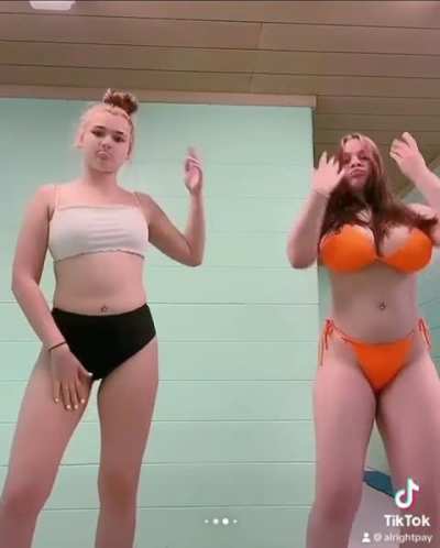 Orange bikini 1