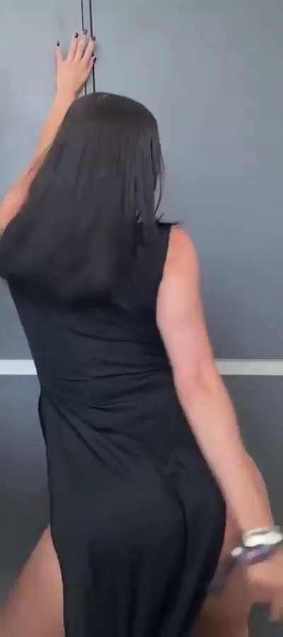Charlie’s moves (cropped to remove her friend)